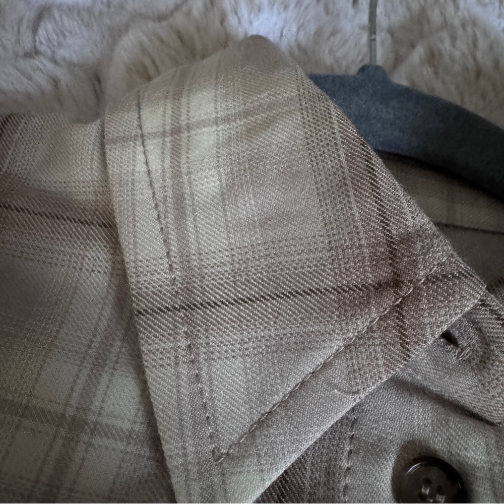 New Cos Checked Flannel Button Down Long Sleeve S… - image 8